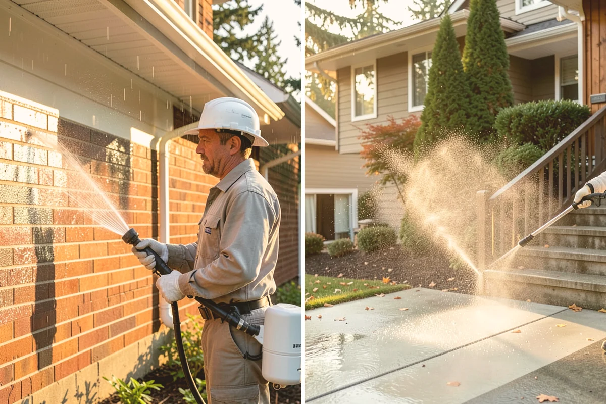 Storm Window Cleaning in Bothell, King County, WA - Remove or open the storm panel for access