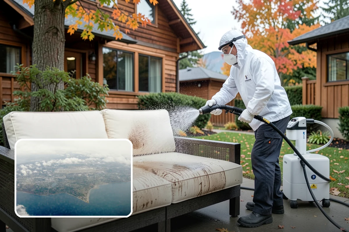 Storm Window Cleaning in Burien, King County, WA - Cleans both the storm panel and the primary glass