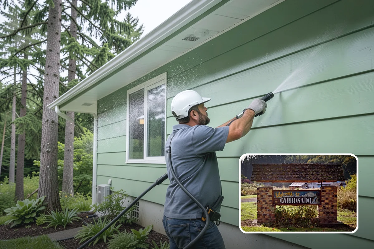 Storm Window Cleaning in Carbonado, Pierce County, WA - Cleans both the storm panel and the primary glass
