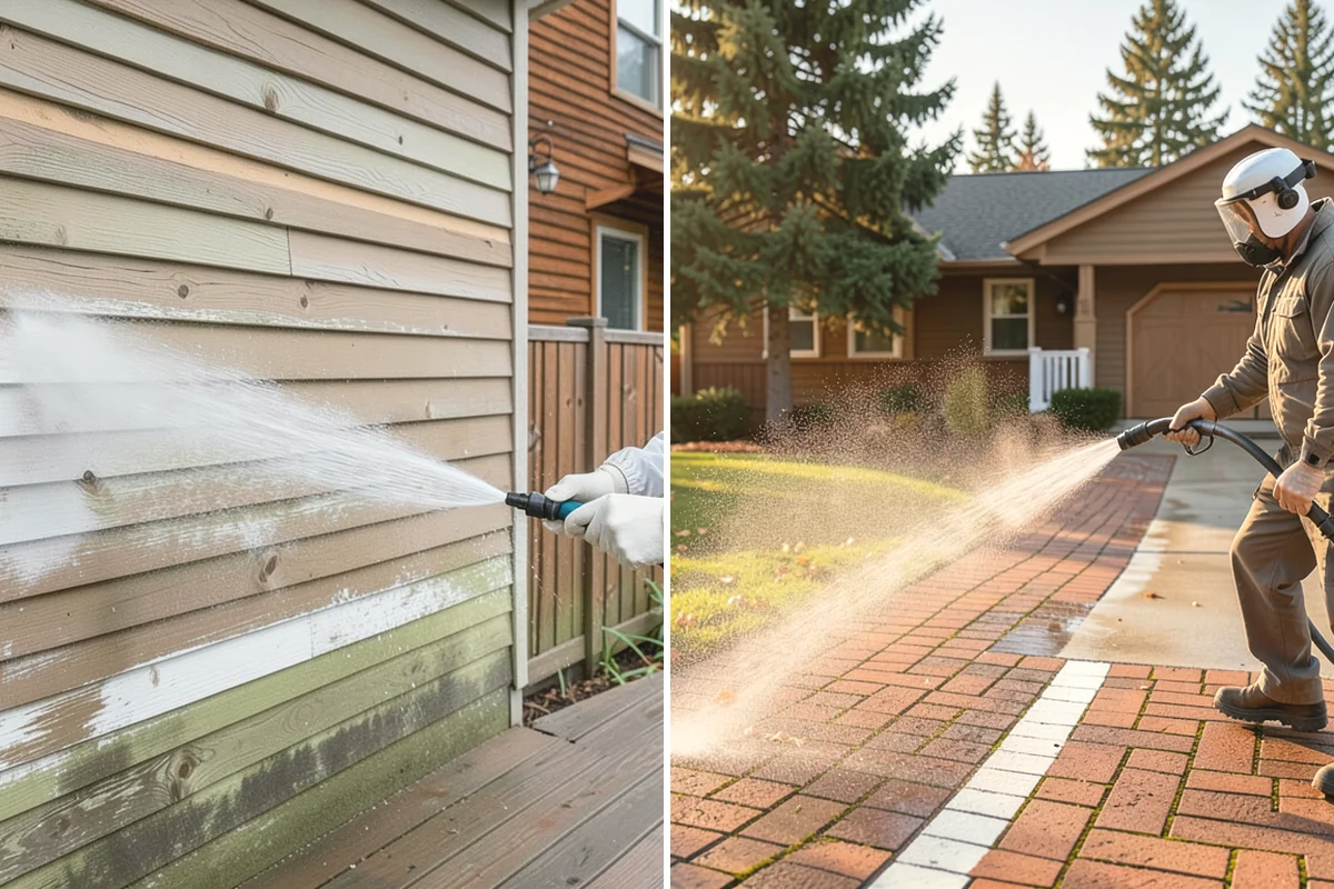 Storm Window Cleaning in Carbonado, Pierce County, WA - Remove or open the storm panel for access