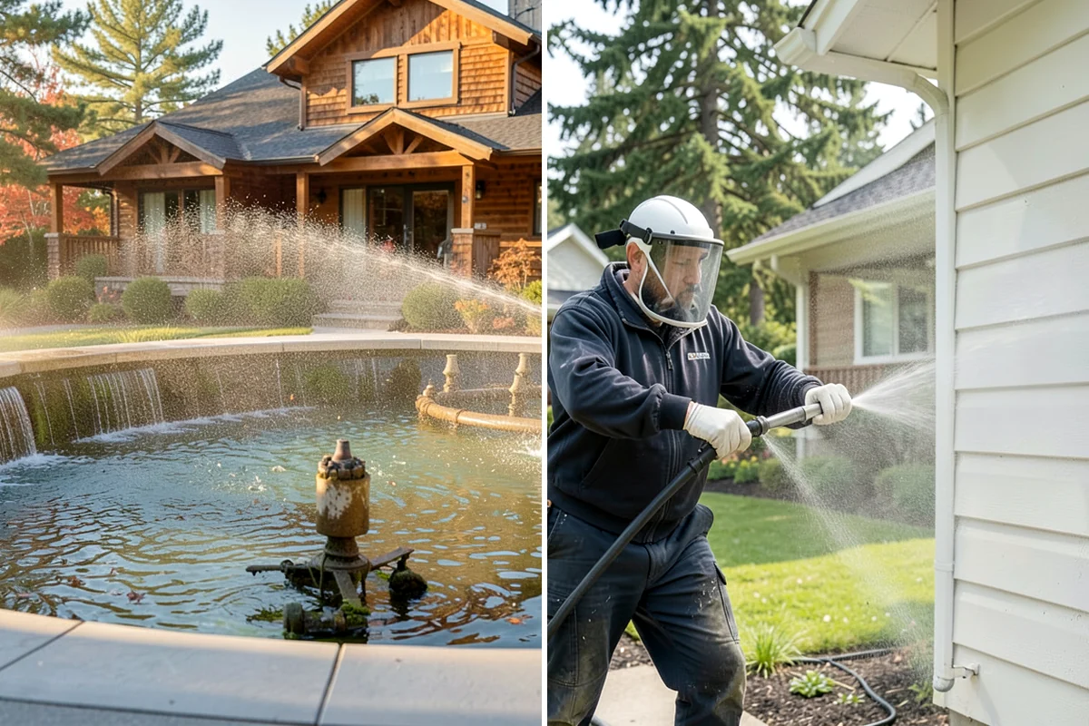 Storm Window Cleaning in Clyde Hill, King County, WA - Remove or open the storm panel for access