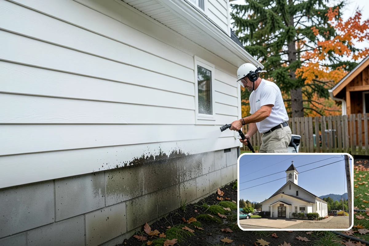 Storm Window Cleaning in Concrete, Skagit County, WA - Cleans both the storm panel and the primary glass