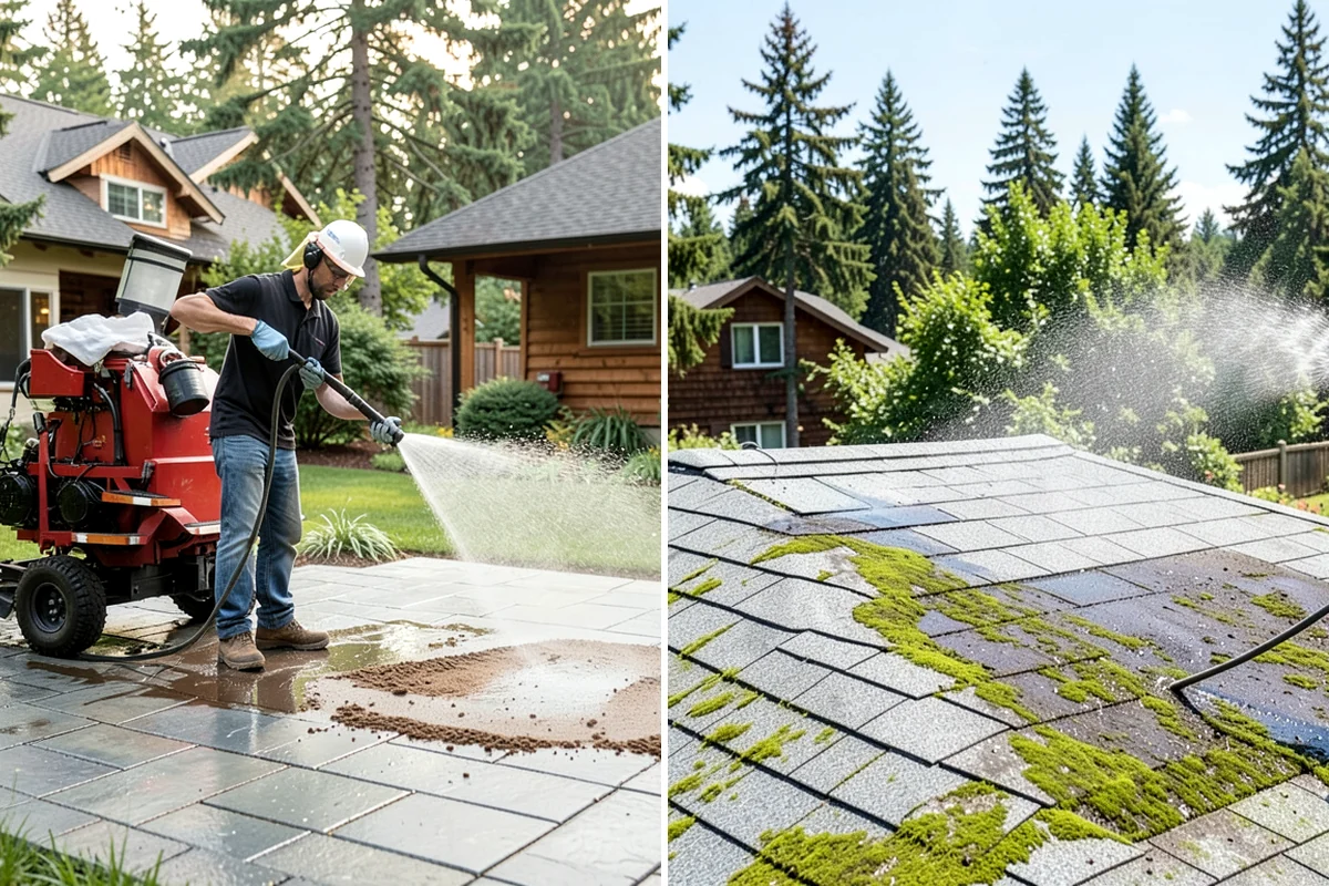 Storm Window Cleaning in Concrete, Skagit County, WA - Remove or open the storm panel for access