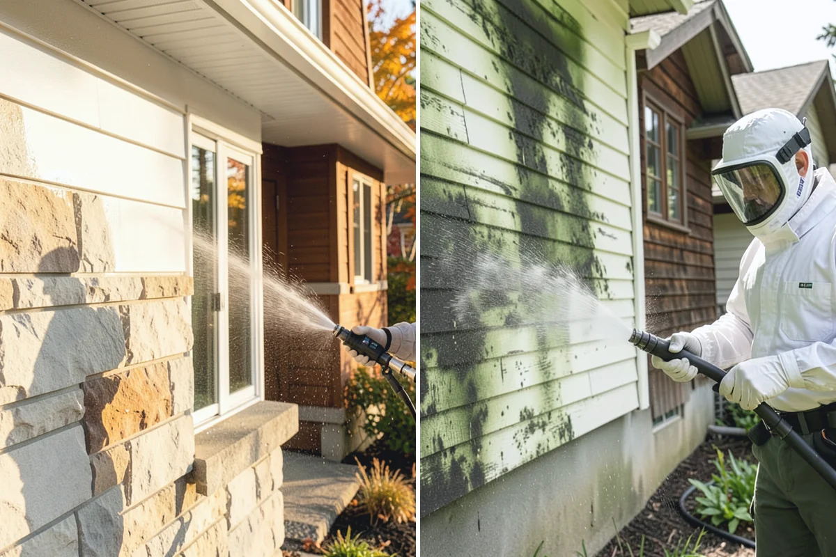 Storm Window Cleaning in Coupeville, Island County, WA - Remove or open the storm panel for access