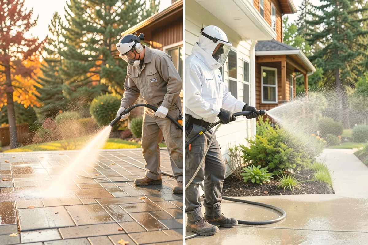 Storm Window Cleaning in Eatonville, Pierce County, WA - Remove or open the storm panel for access
