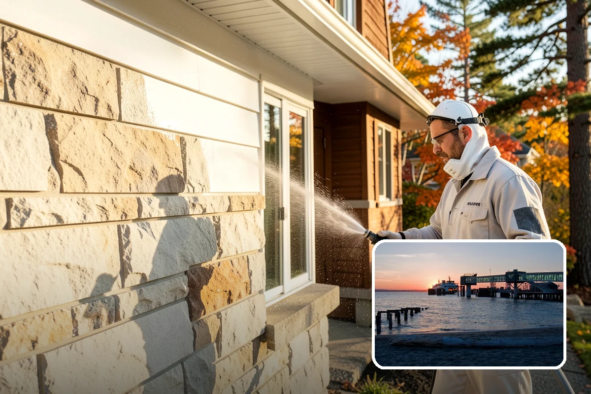 Storm Window Cleaning in Edmonds, Snohomish County, WA - Cleans both the storm panel and the primary glass