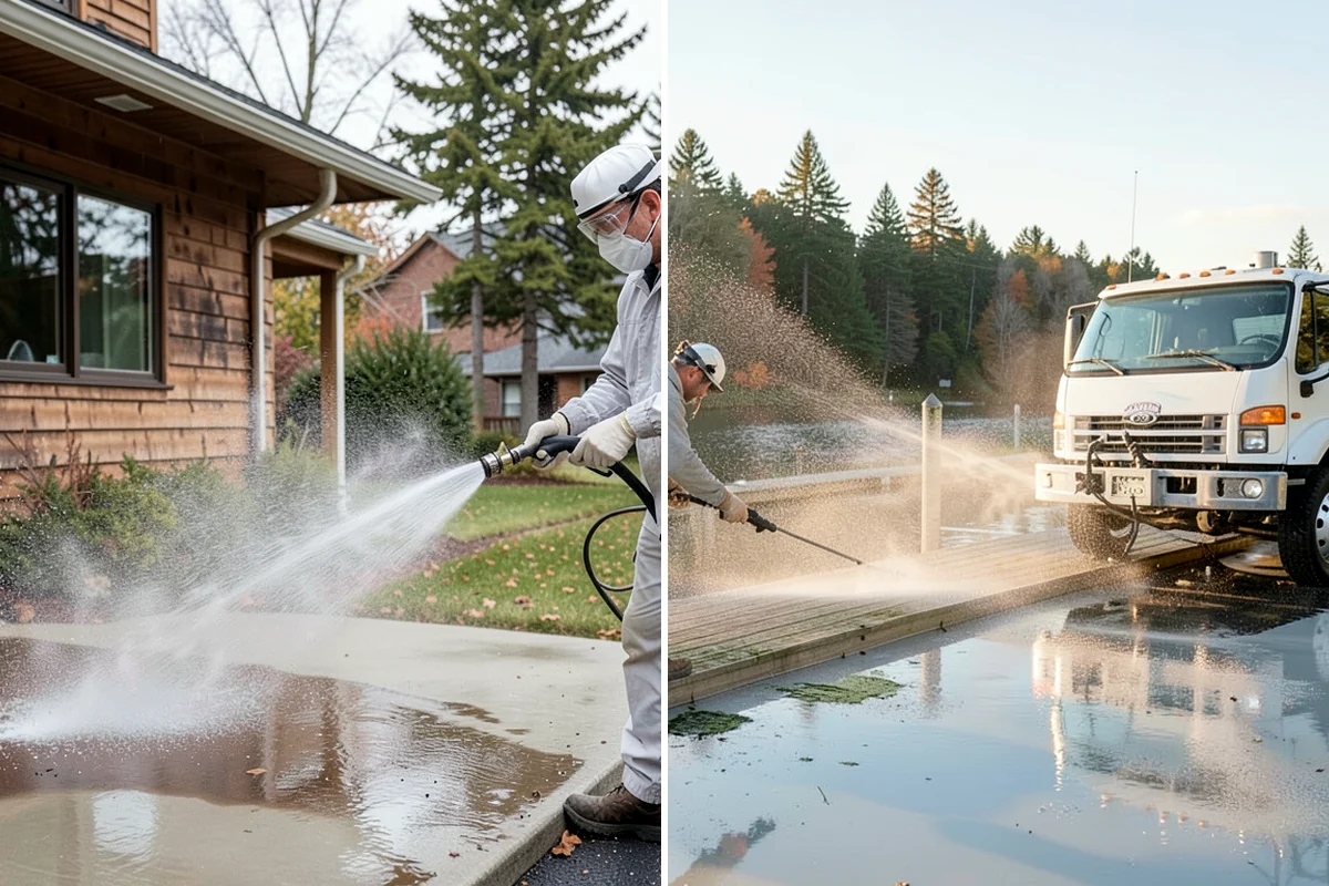 Storm Window Cleaning in Everett, Snohomish County, WA - Remove or open the storm panel for access