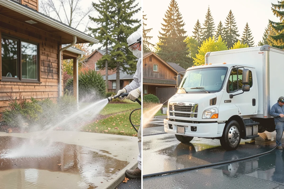 Storm Window Cleaning in Fife, Pierce County, WA - Remove or open the storm panel for access