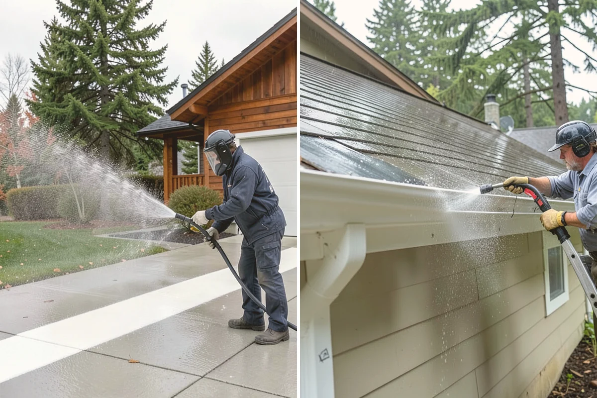 Storm Window Cleaning in Index, Snohomish County, WA - Remove or open the storm panel for access