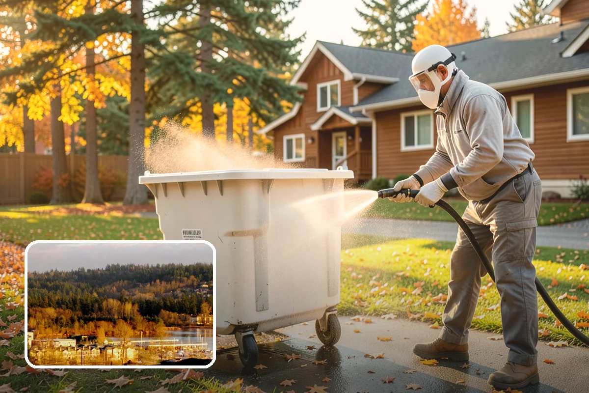 Storm Window Cleaning in Kenmore, King County, WA - Cleans both the storm panel and the primary glass