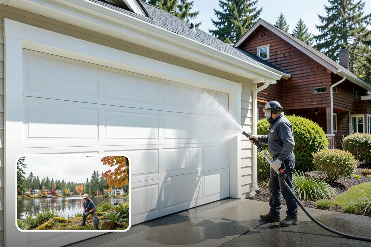 Storm Window Cleaning in La Conner, Skagit County, WA - Cleans both the storm panel and the primary glass
