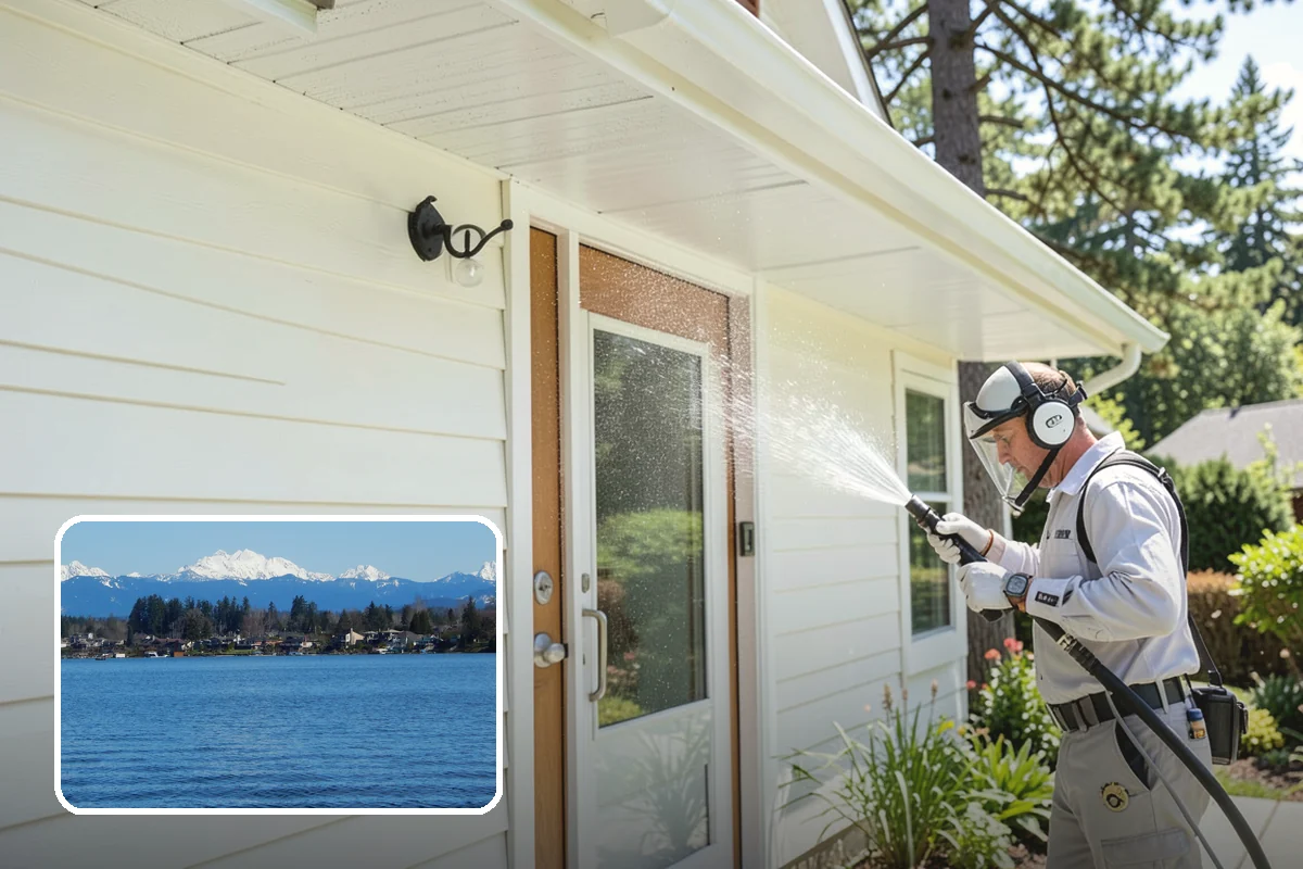 Storm Window Cleaning in Lake Stevens, Snohomish County, WA - Cleans both the storm panel and the primary glass