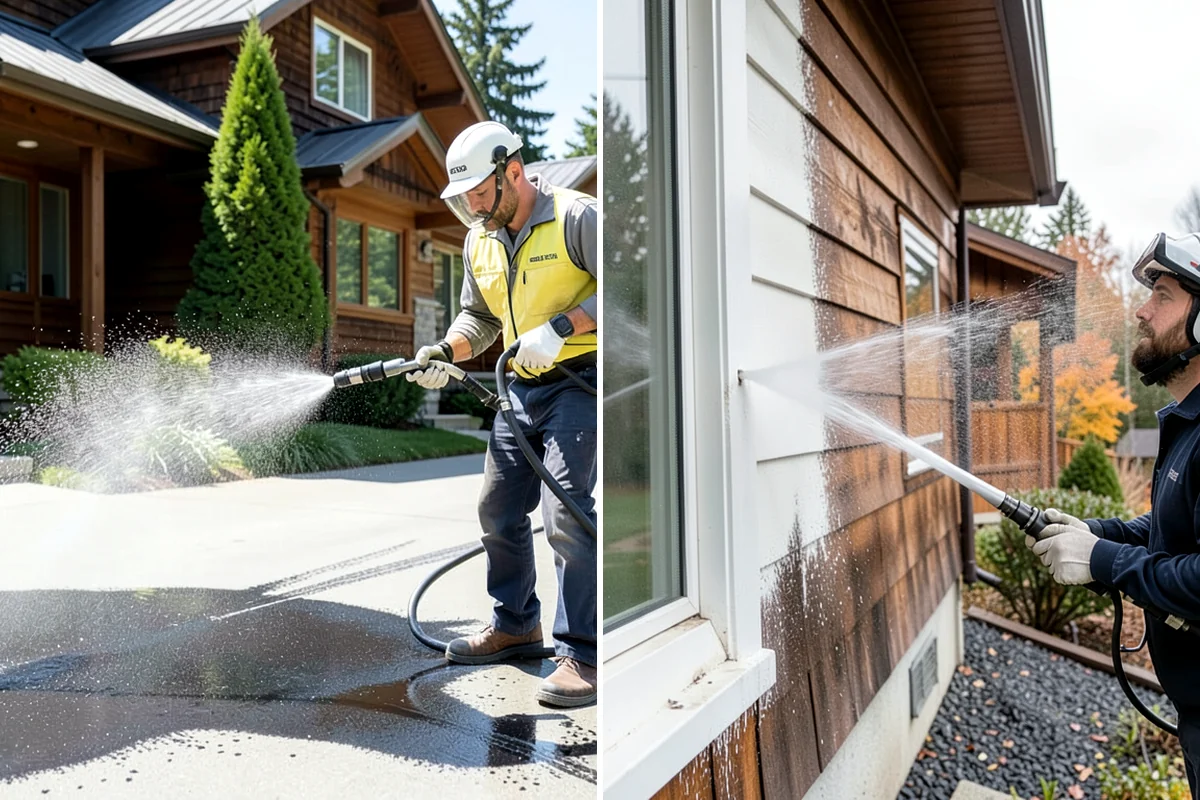 Storm Window Cleaning in Lakewood, Pierce County, WA - Remove or open the storm panel for access