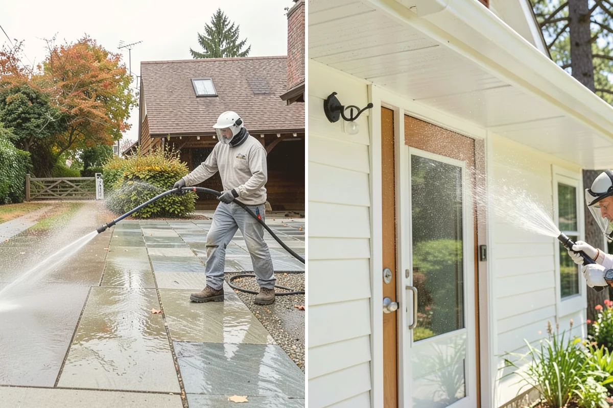 Storm Window Cleaning in Lynnwood, Snohomish County, WA - Remove or open the storm panel for access