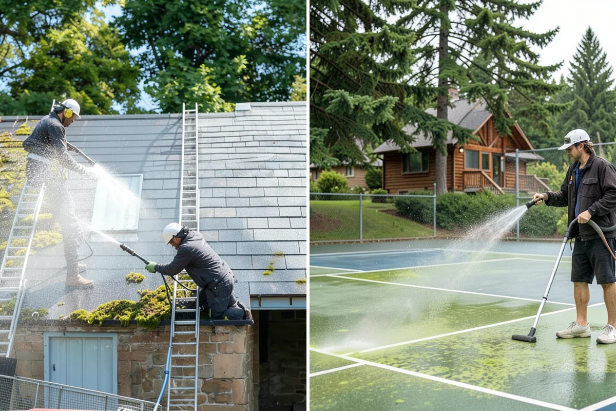 Storm Window Cleaning in Maple Valley, King County, WA - Remove or open the storm panel for access