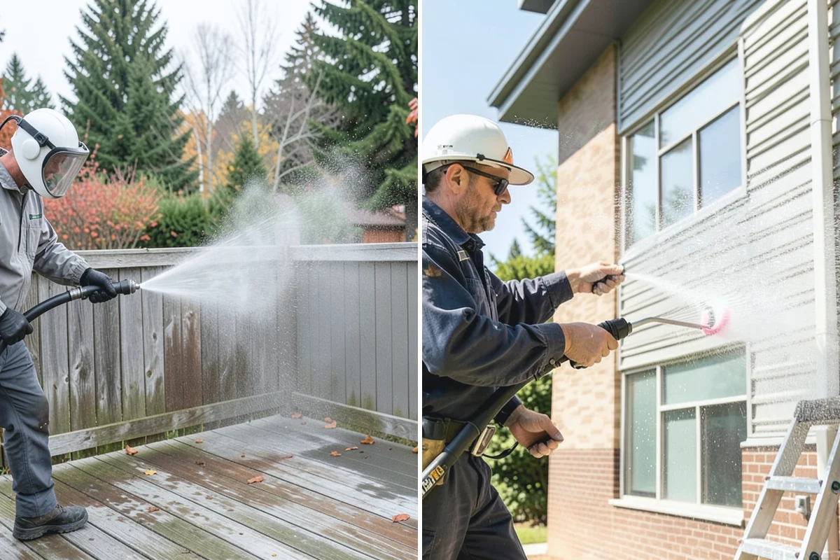 Storm Window Cleaning in Medina, King County, WA - Remove or open the storm panel for access