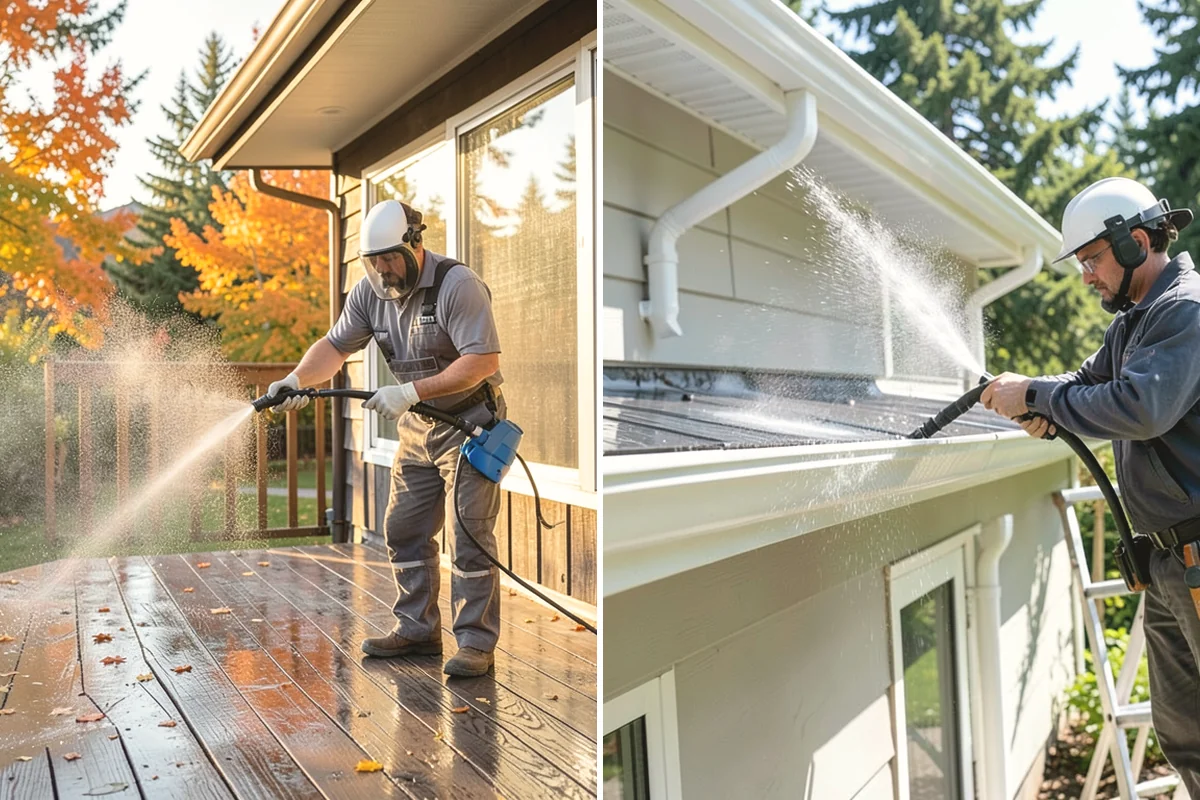 Storm Window Cleaning in Mercer Island, King County, WA - Remove or open the storm panel for access