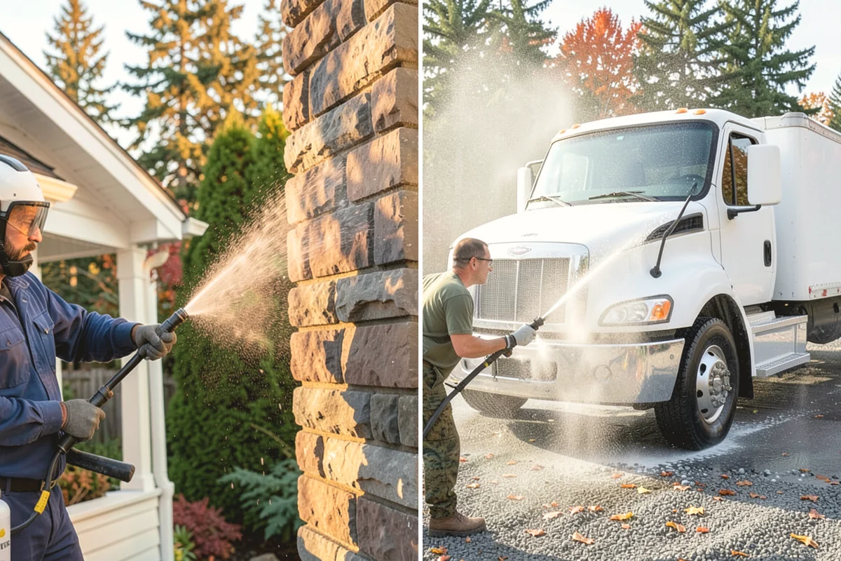 Storm Window Cleaning in North Bend, King County, WA - Remove or open the storm panel for access