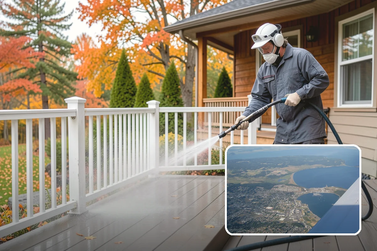 Storm Window Cleaning in Oak Harbor, Island County, WA - Cleans both the storm panel and the primary glass