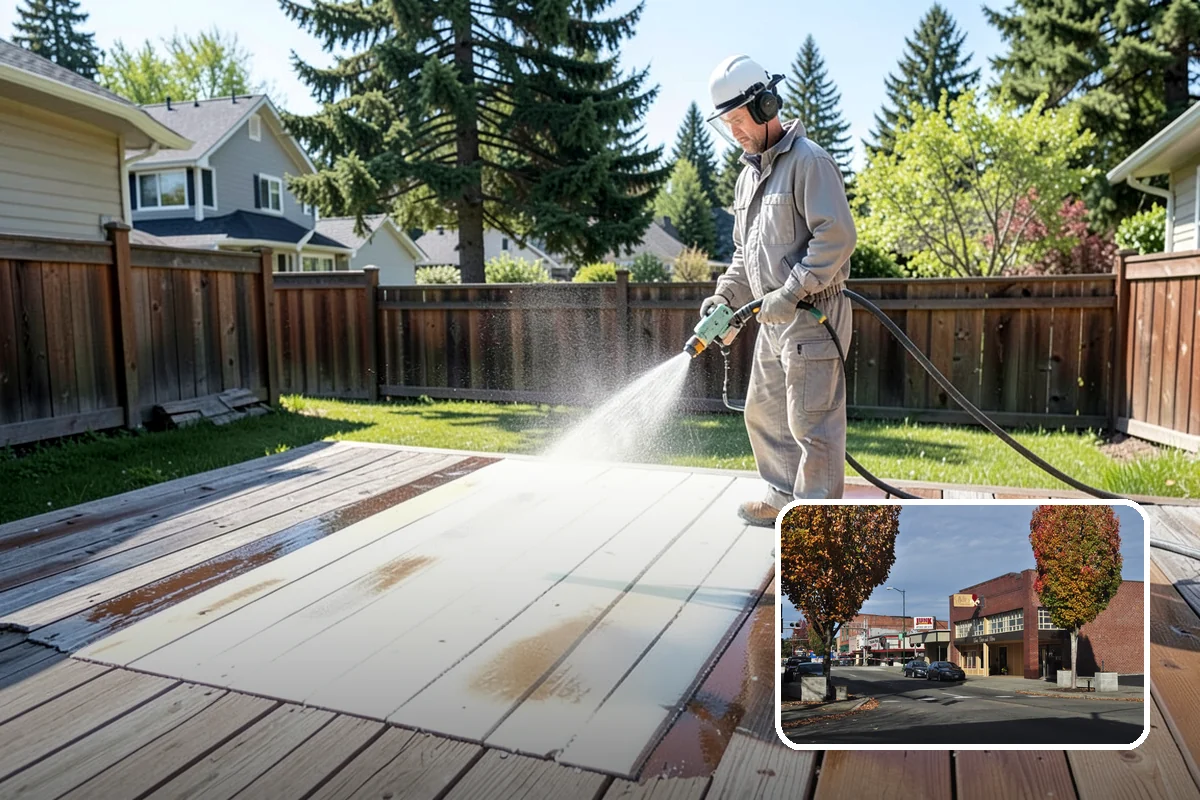 Storm Window Cleaning in Puyallup, Pierce County, WA - Cleans both the storm panel and the primary glass