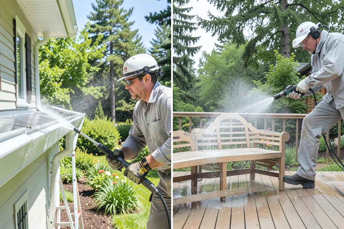 Storm Window Cleaning in Redmond, King County, WA - Remove or open the storm panel for access