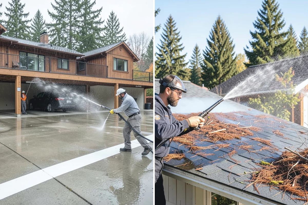 Storm Window Cleaning in Renton, King County, WA - Remove or open the storm panel for access