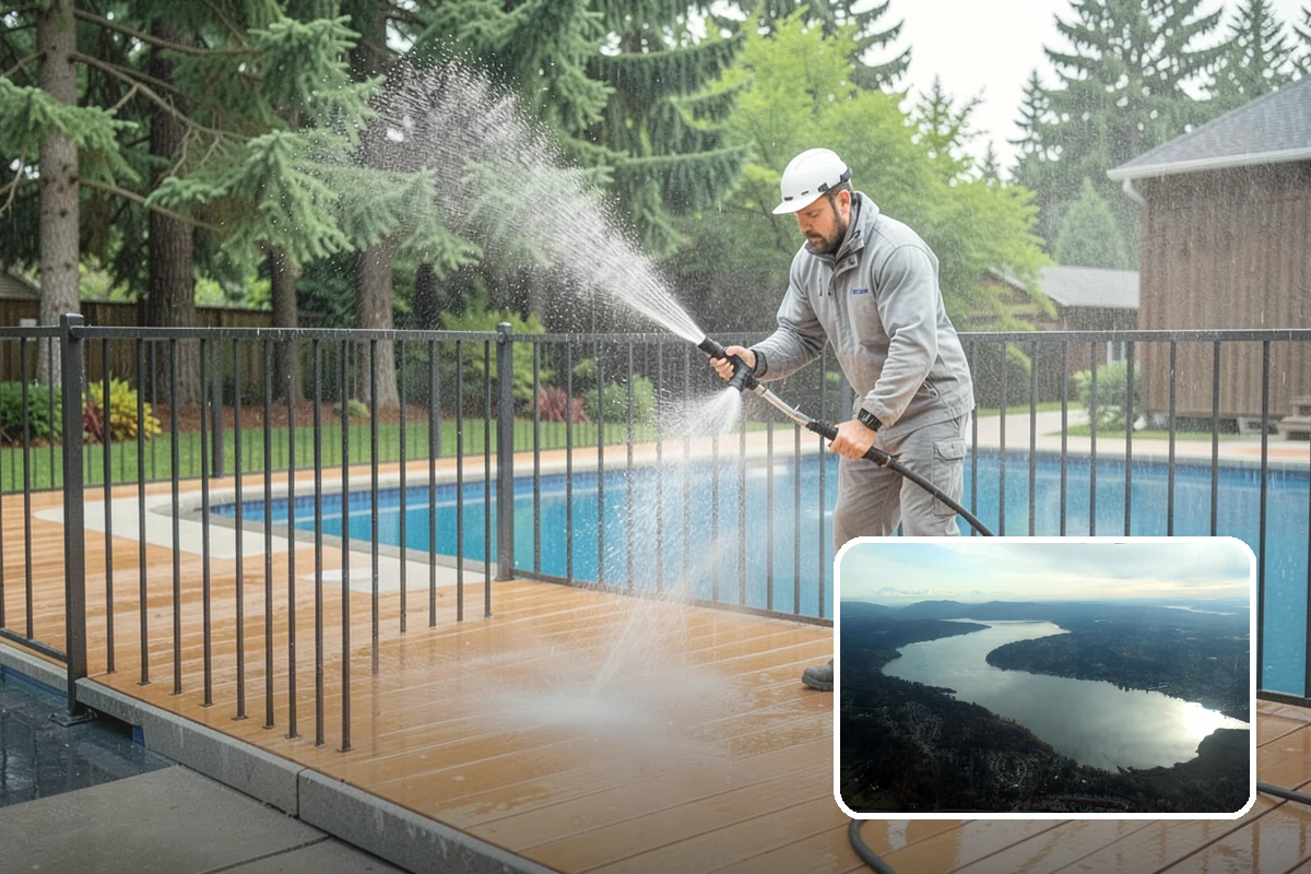 Storm Window Cleaning in Sammamish, King County, WA - Cleans both the storm panel and the primary glass