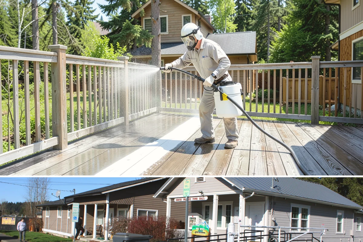 Storm Window Cleaning in South Prairie, Pierce County, WA - Clean storm windows in fall as you prepare them for their protective role through winter.