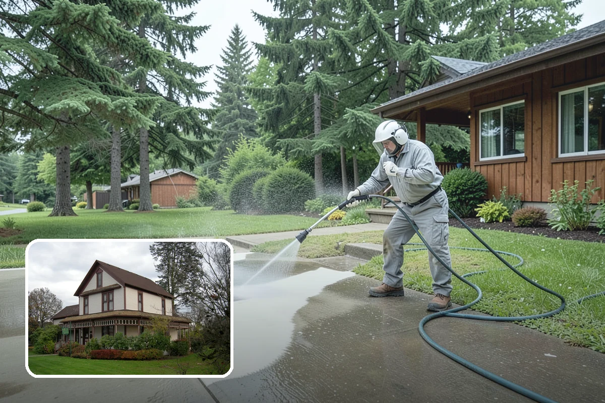 Storm Window Cleaning in Sumner, Pierce County, WA - Cleans both the storm panel and the primary glass