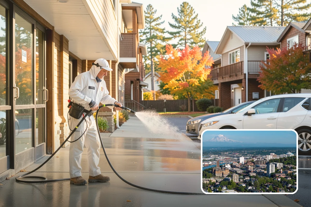 Storm Window Cleaning in Tacoma, Pierce County, WA - Cleans both the storm panel and the primary glass