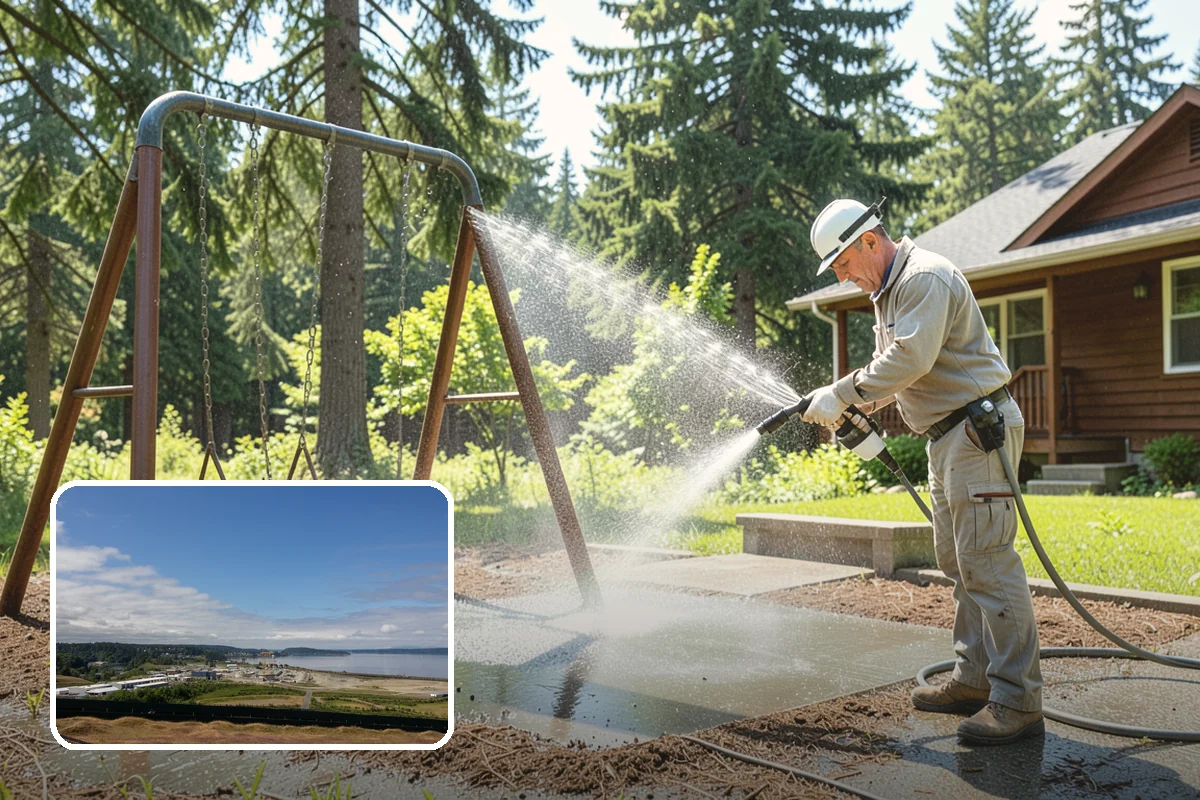 Storm Window Cleaning in University Place, Pierce County, WA - Cleans both the storm panel and the primary glass