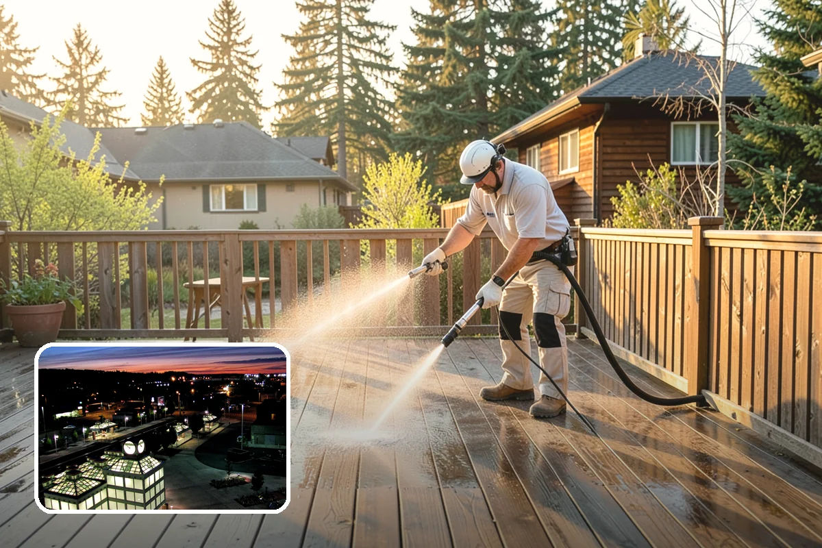 Strip Mall Cleaning in Auburn, King County, WA - Unifies the storefront run under one clean, consistent look