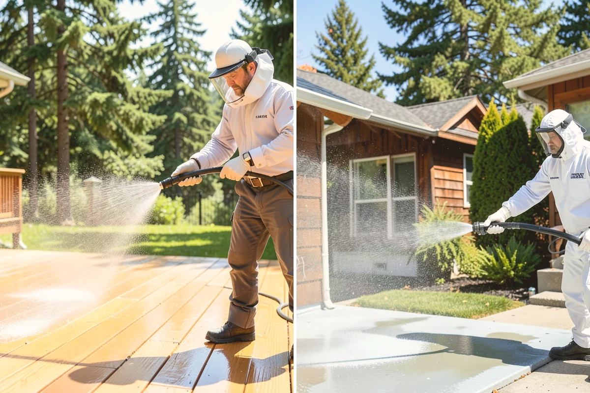 Strip Mall Cleaning in Bellevue, King County, WA - Schedule around store hours and tenant deliveries