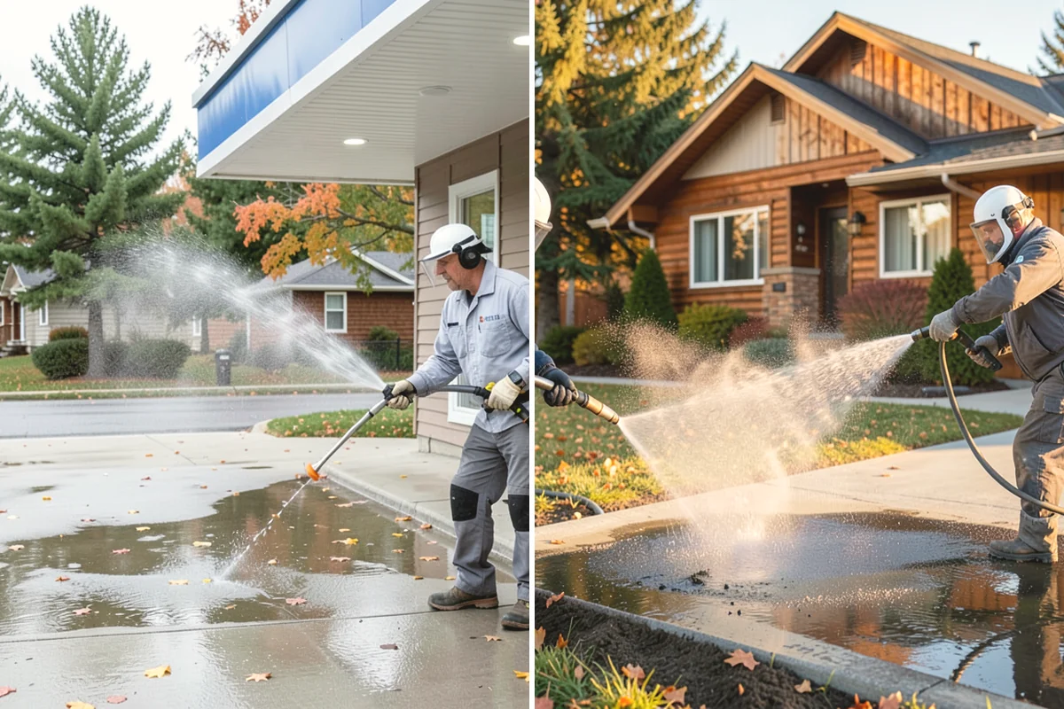 Strip Mall Cleaning in Black Diamond, King County, WA - Schedule around store hours and tenant deliveries