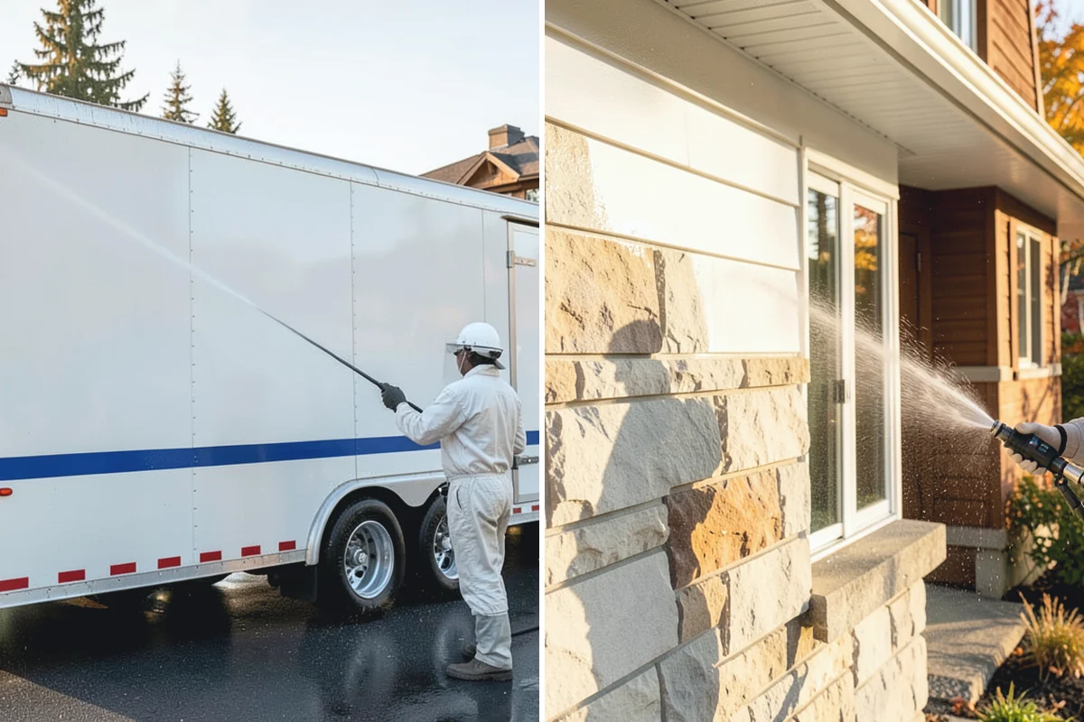 Strip Mall Cleaning in Bonney Lake, Pierce County, WA - Schedule around store hours and tenant deliveries
