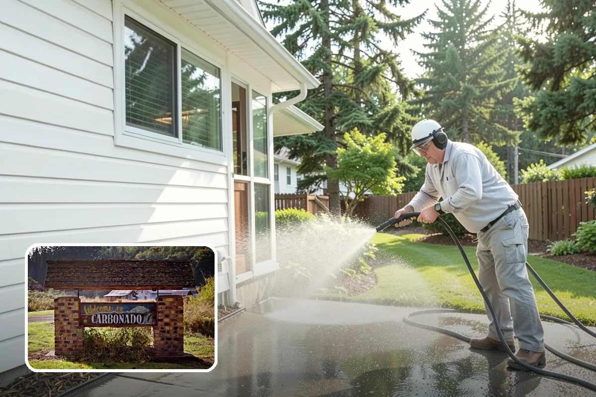 Strip Mall Cleaning in Carbonado, Pierce County, WA - Unifies the storefront run under one clean, consistent look