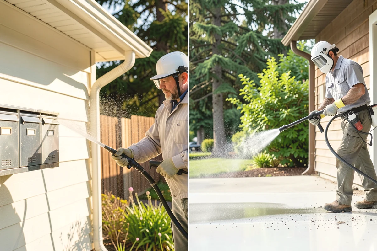 Strip Mall Cleaning in Carbonado, Pierce County, WA - Schedule around store hours and tenant deliveries