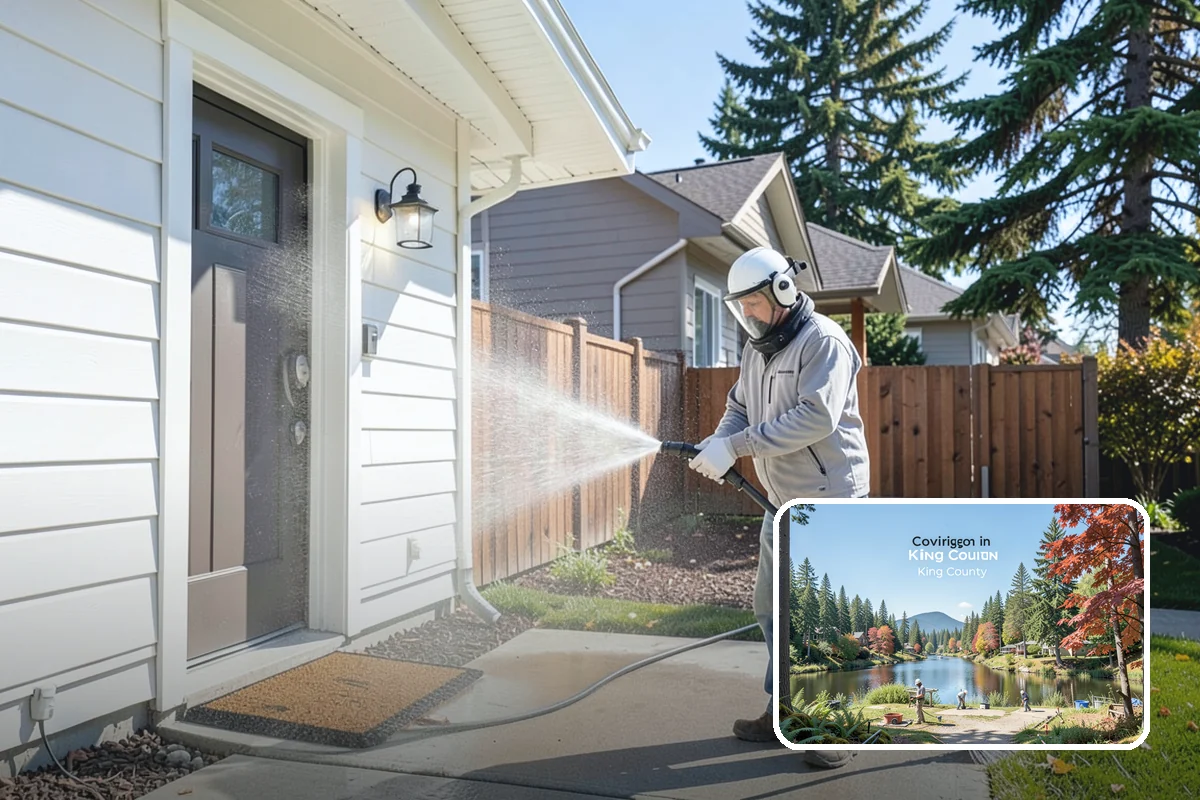Strip Mall Cleaning in Covington, King County, WA - Unifies the storefront run under one clean, consistent look