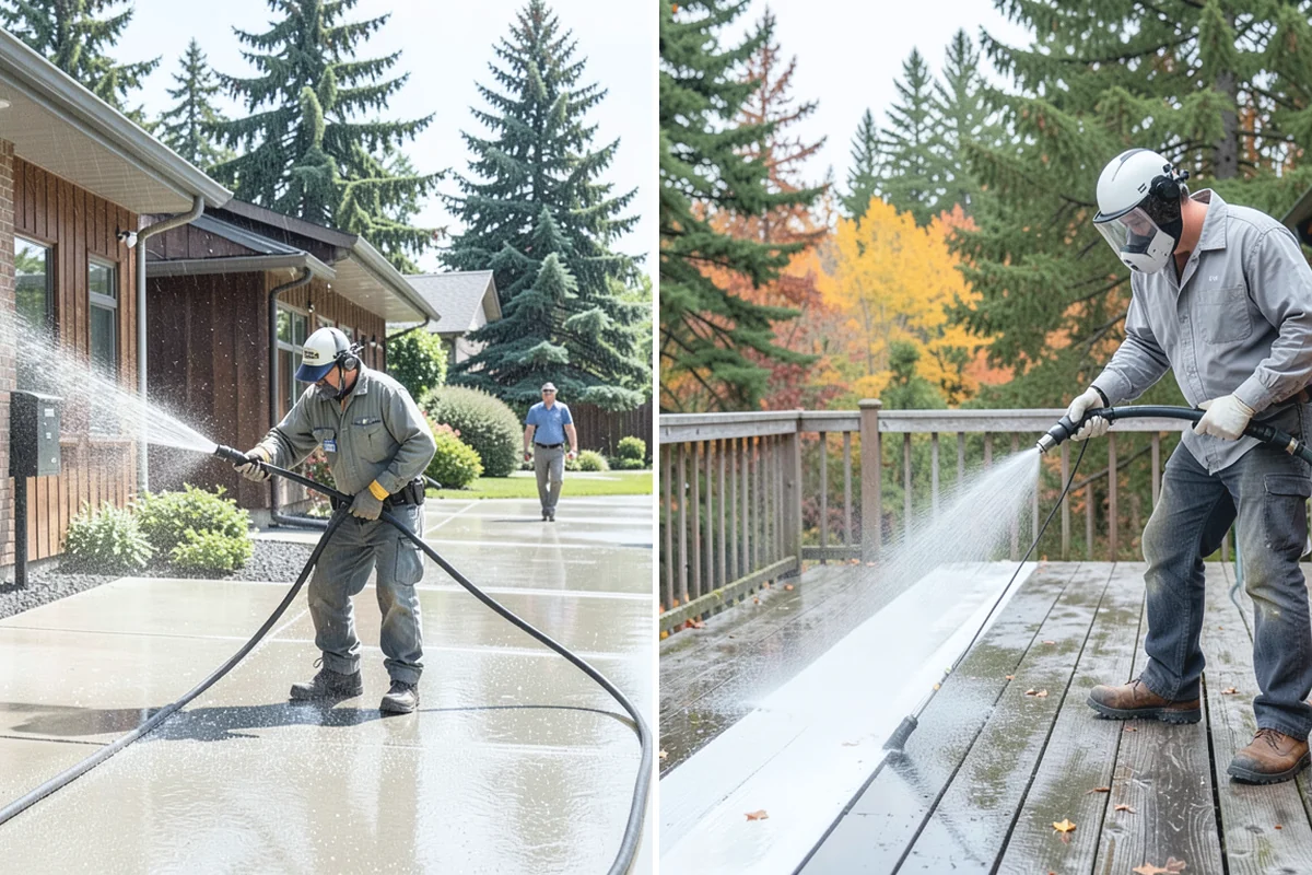 Strip Mall Cleaning in Darrington, Snohomish County, WA - Schedule around store hours and tenant deliveries