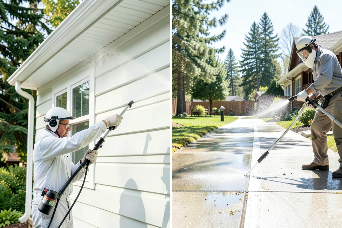 Strip Mall Cleaning in DuPont, Pierce County, WA - Schedule around store hours and tenant deliveries
