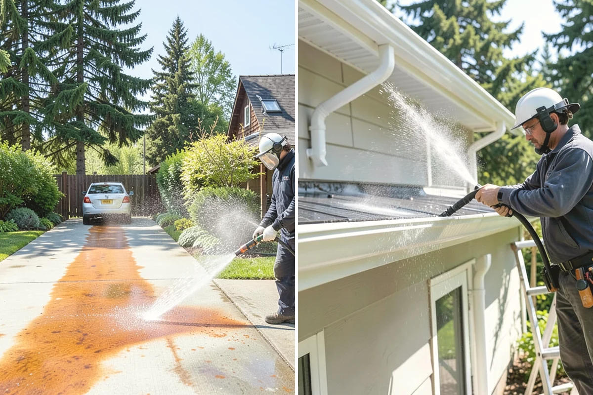 Strip Mall Cleaning in Edgewood, Pierce County, WA - Schedule around store hours and tenant deliveries