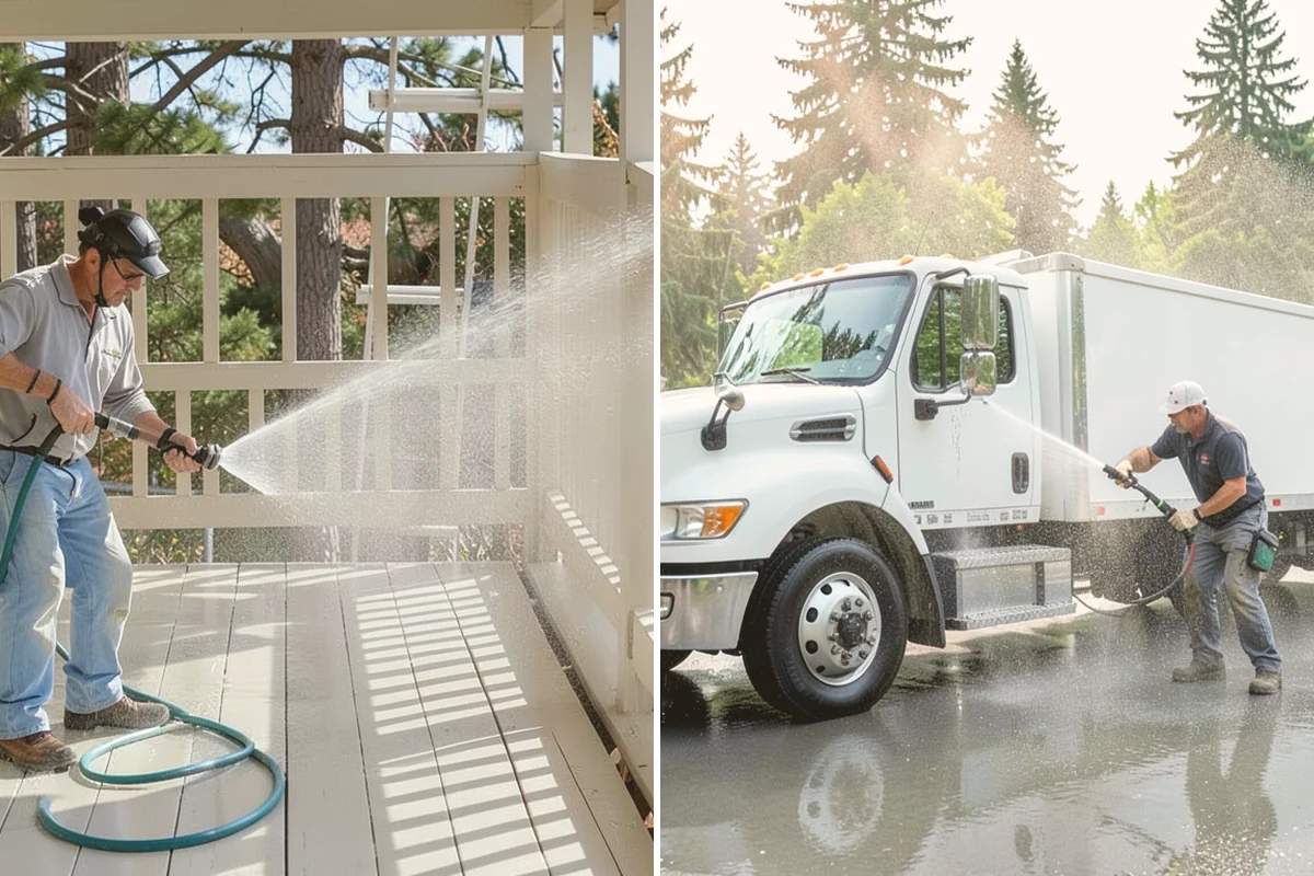 Strip Mall Cleaning in Edmonds, Snohomish County, WA - Schedule around store hours and tenant deliveries