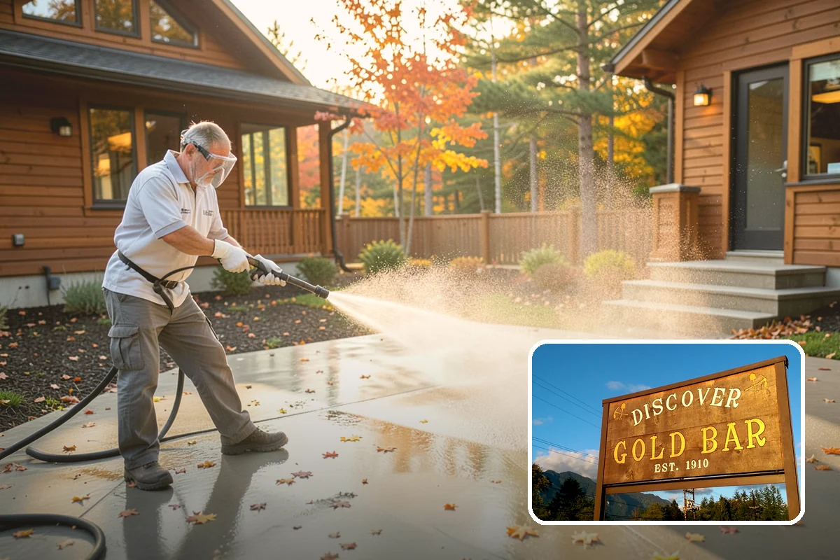 Strip Mall Cleaning in Gold Bar, Snohomish County, WA - Unifies the storefront run under one clean, consistent look