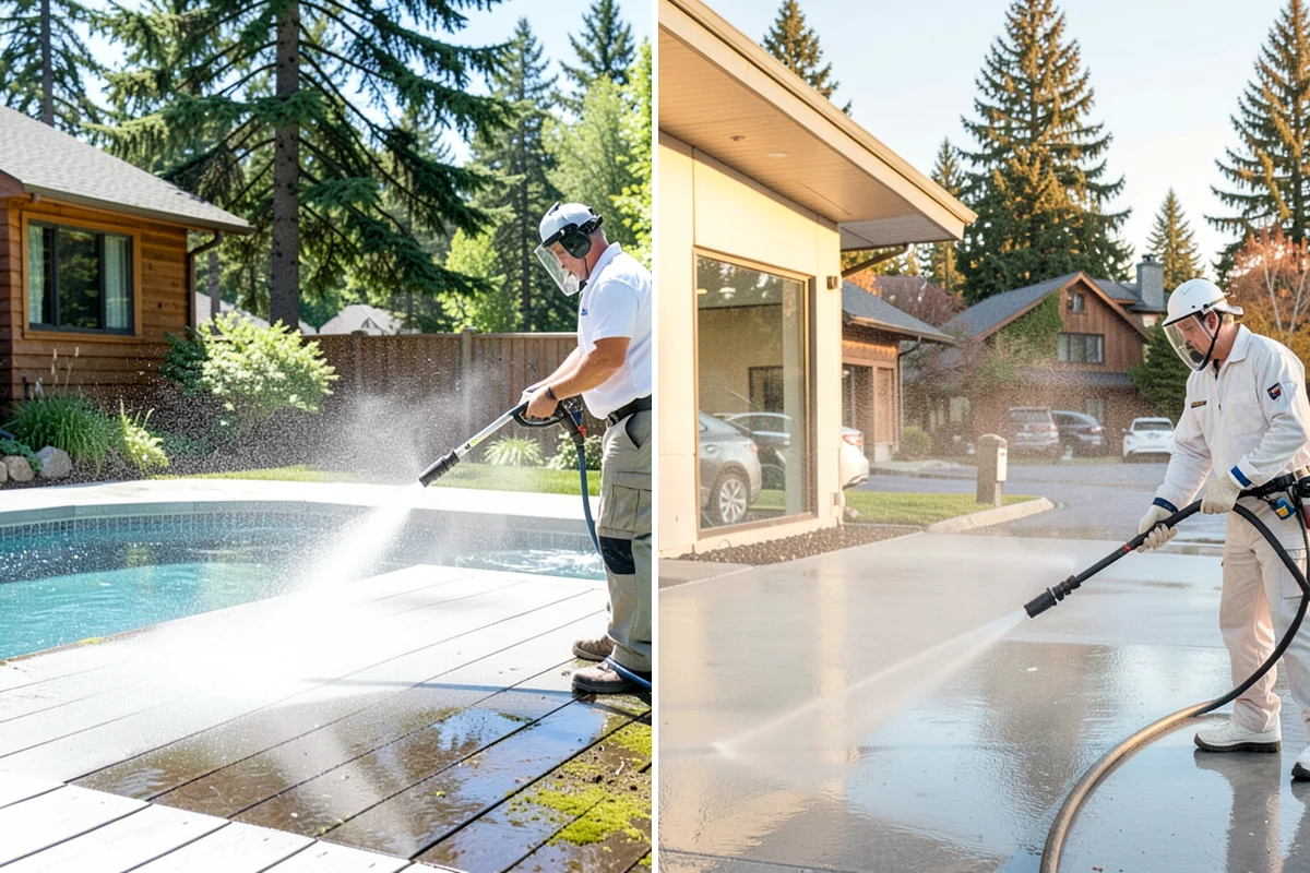 Strip Mall Cleaning in Hunts Point, King County, WA - Schedule around store hours and tenant deliveries