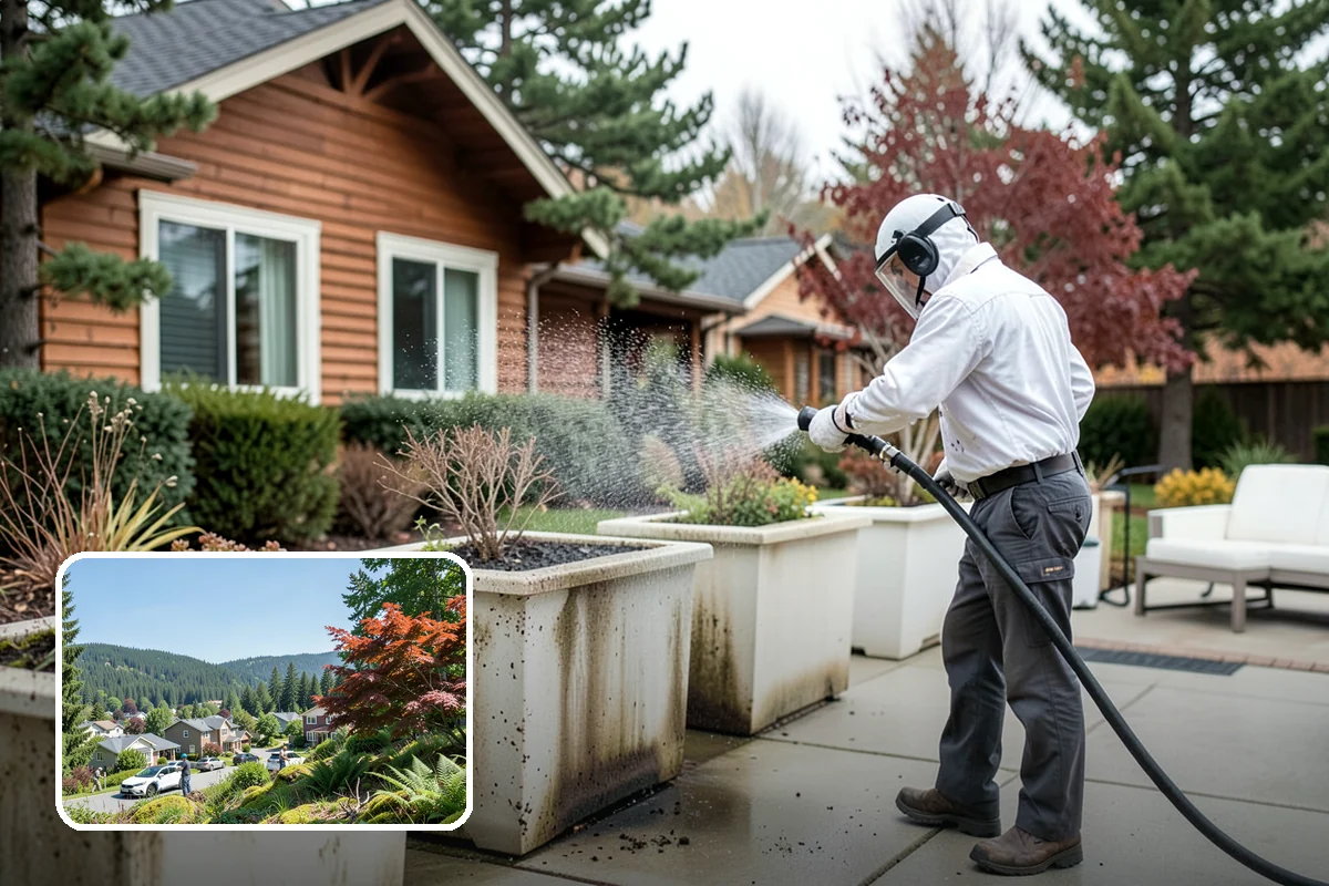 Strip Mall Cleaning in Index, Snohomish County, WA - Unifies the storefront run under one clean, consistent look