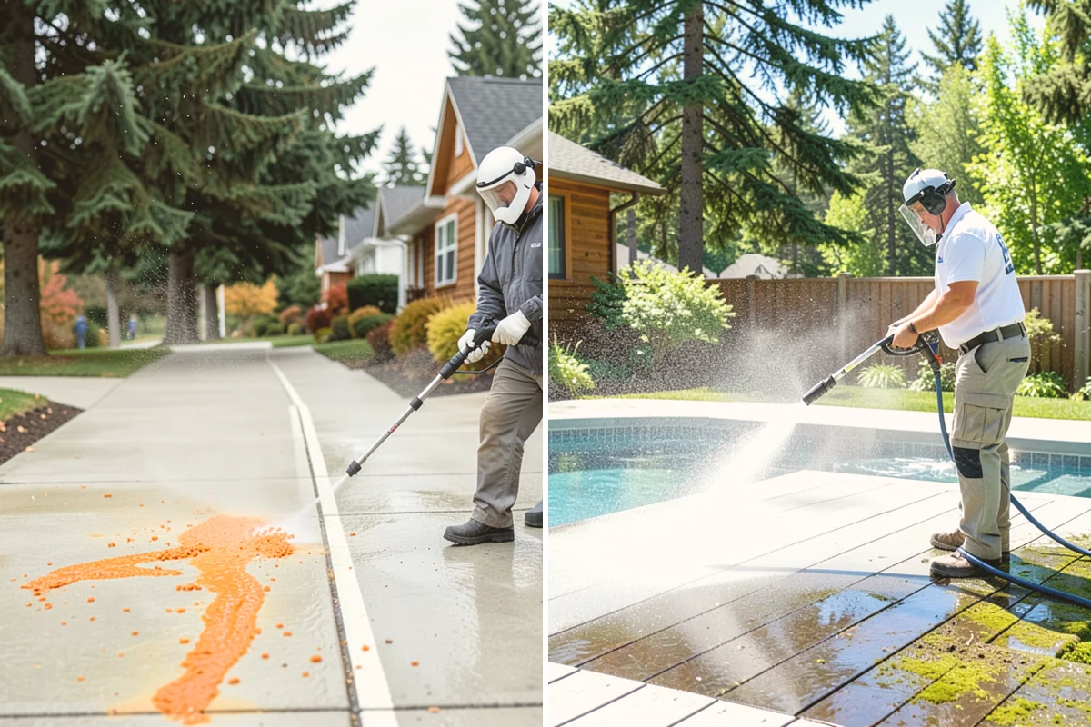 Strip Mall Cleaning in Kirkland, King County, WA - Schedule around store hours and tenant deliveries