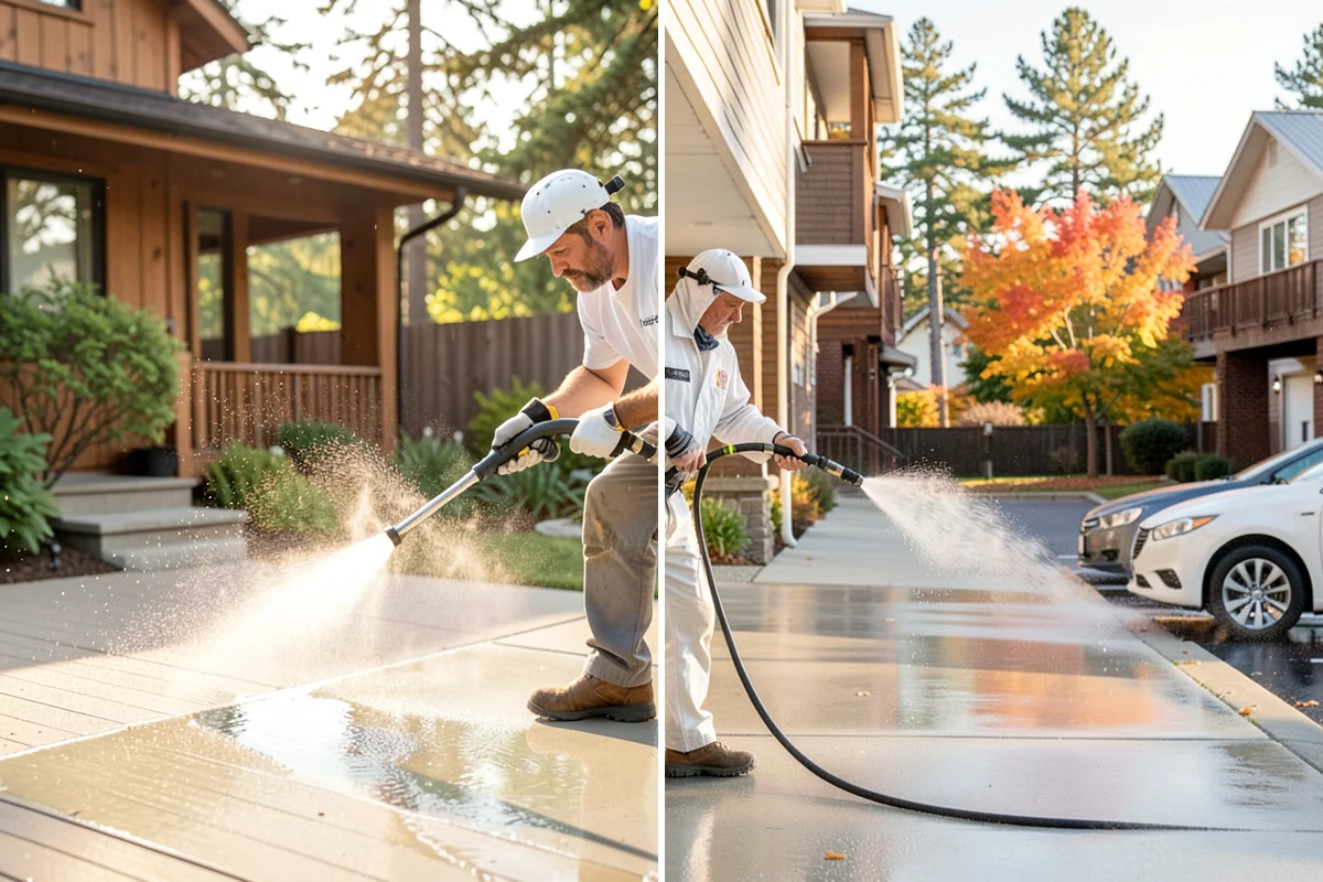 Strip Mall Cleaning in Lake Forest Park, King County, WA - Schedule around store hours and tenant deliveries
