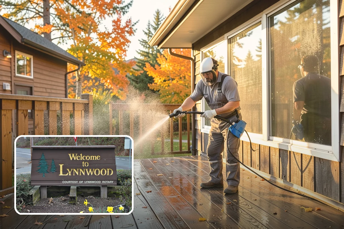 Strip Mall Cleaning in Lynnwood, Snohomish County, WA - Unifies the storefront run under one clean, consistent look
