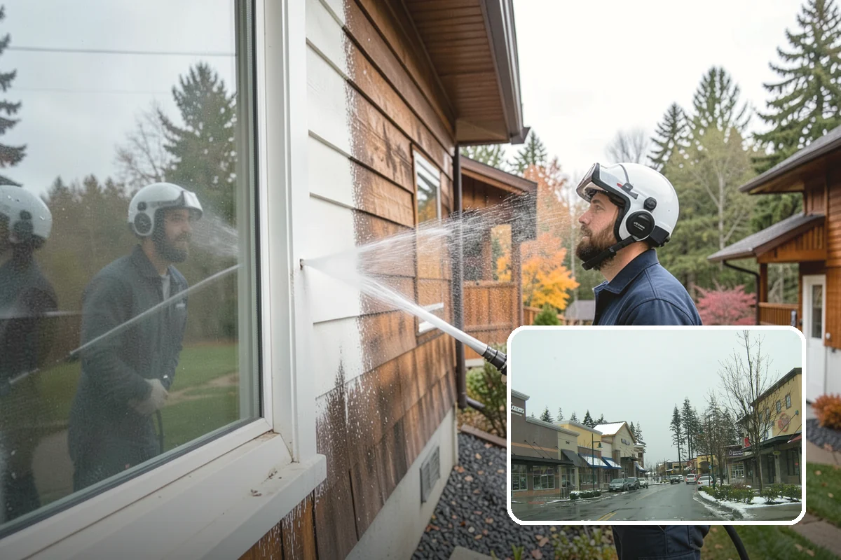 Strip Mall Cleaning in Mill Creek, Snohomish County, WA - Unifies the storefront run under one clean, consistent look