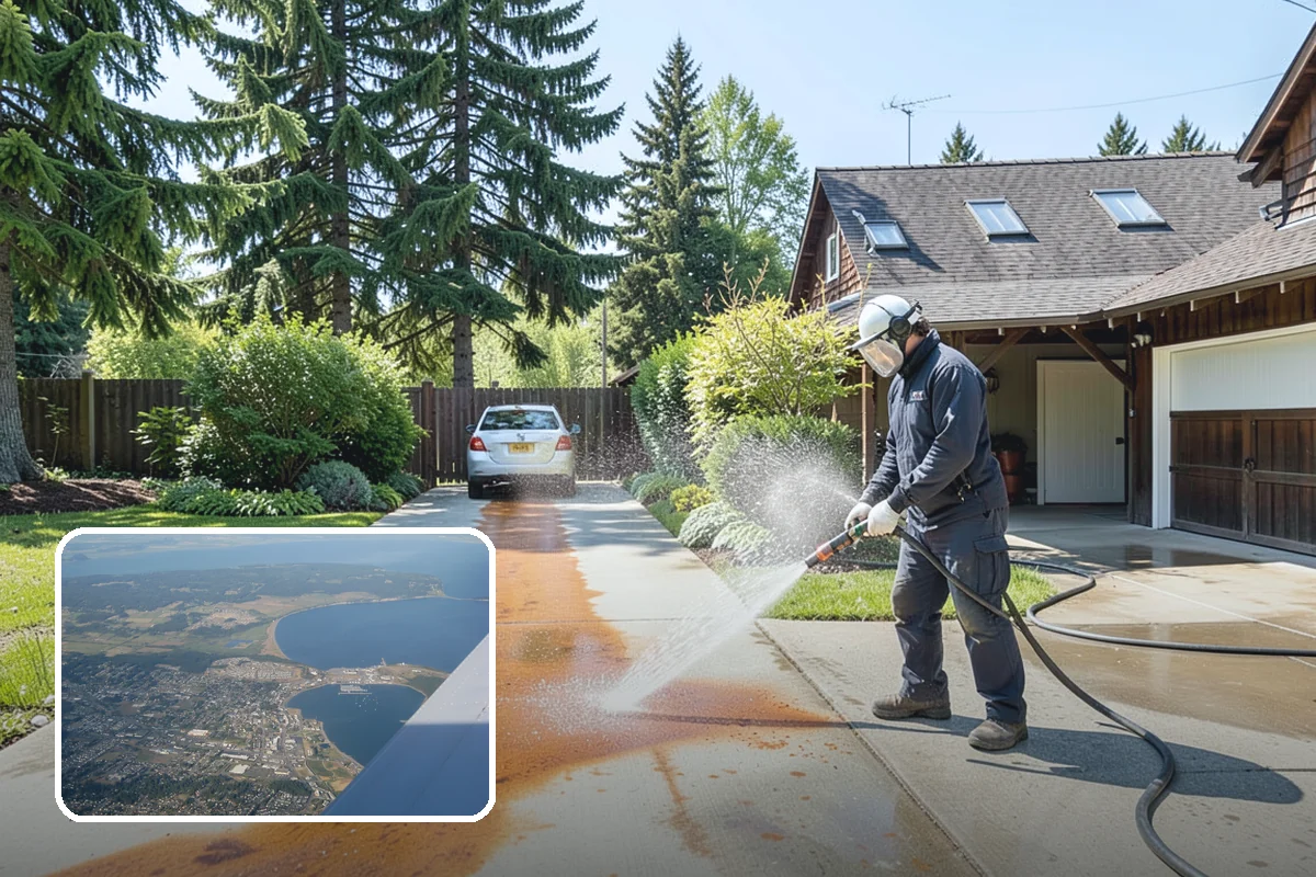 Strip Mall Cleaning in Oak Harbor, Island County, WA - Unifies the storefront run under one clean, consistent look